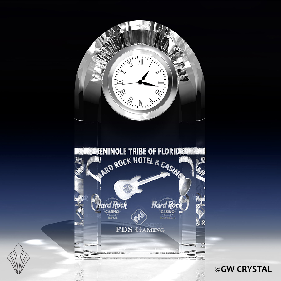 Tower Crystal Clock
