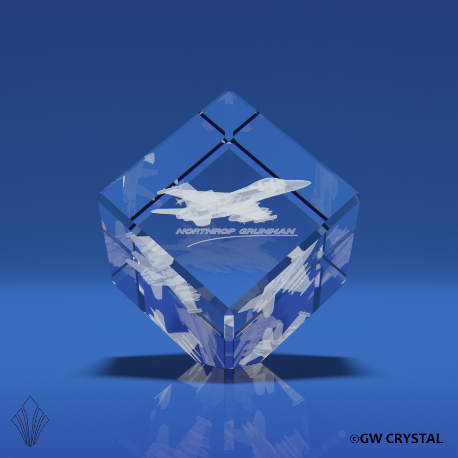 Corner Cut Crystal Cubes