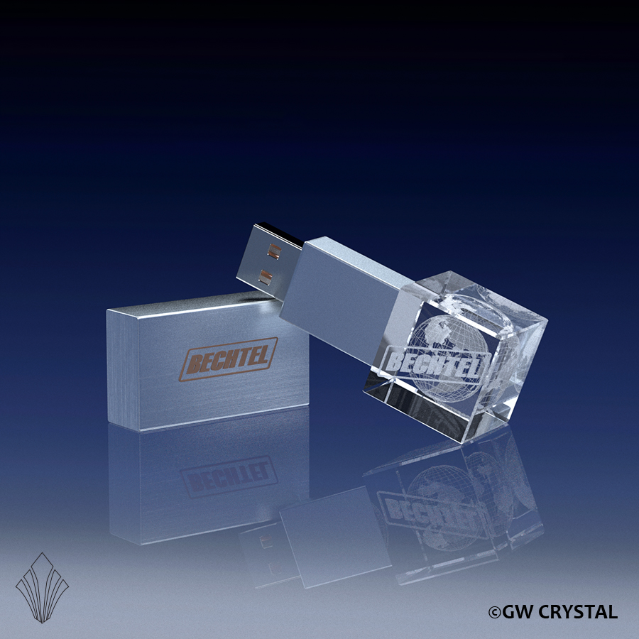 Cube Crystal Flash Drives