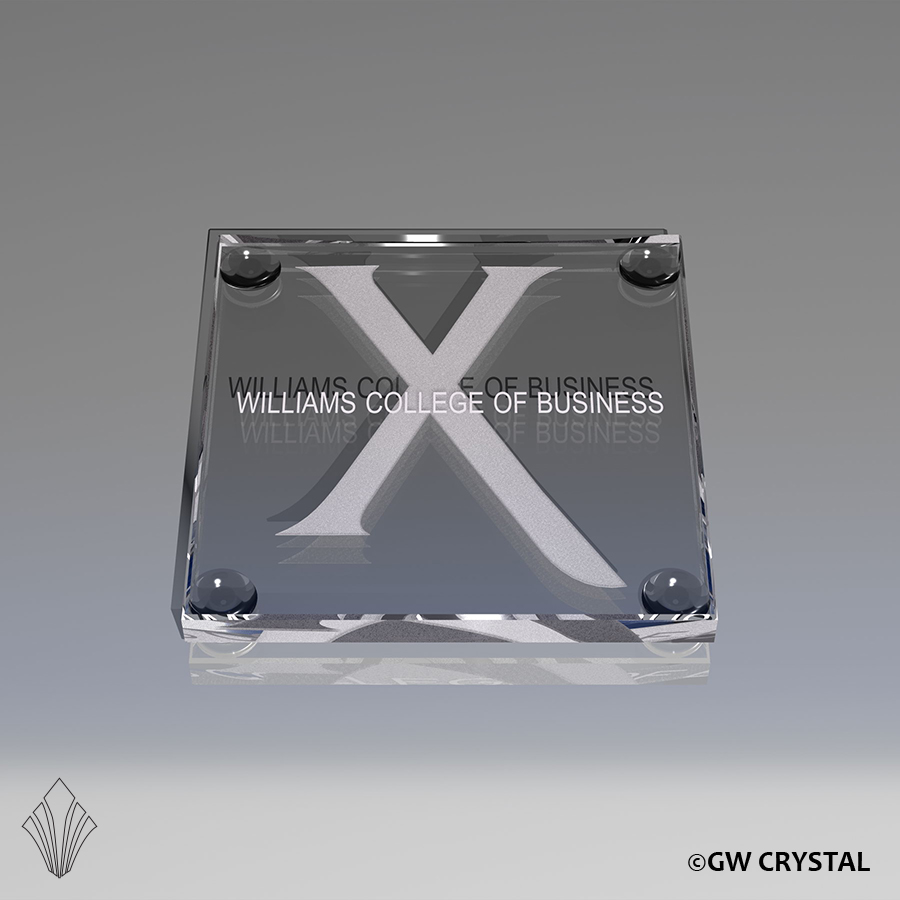 Square Crystal Drink Coasters
