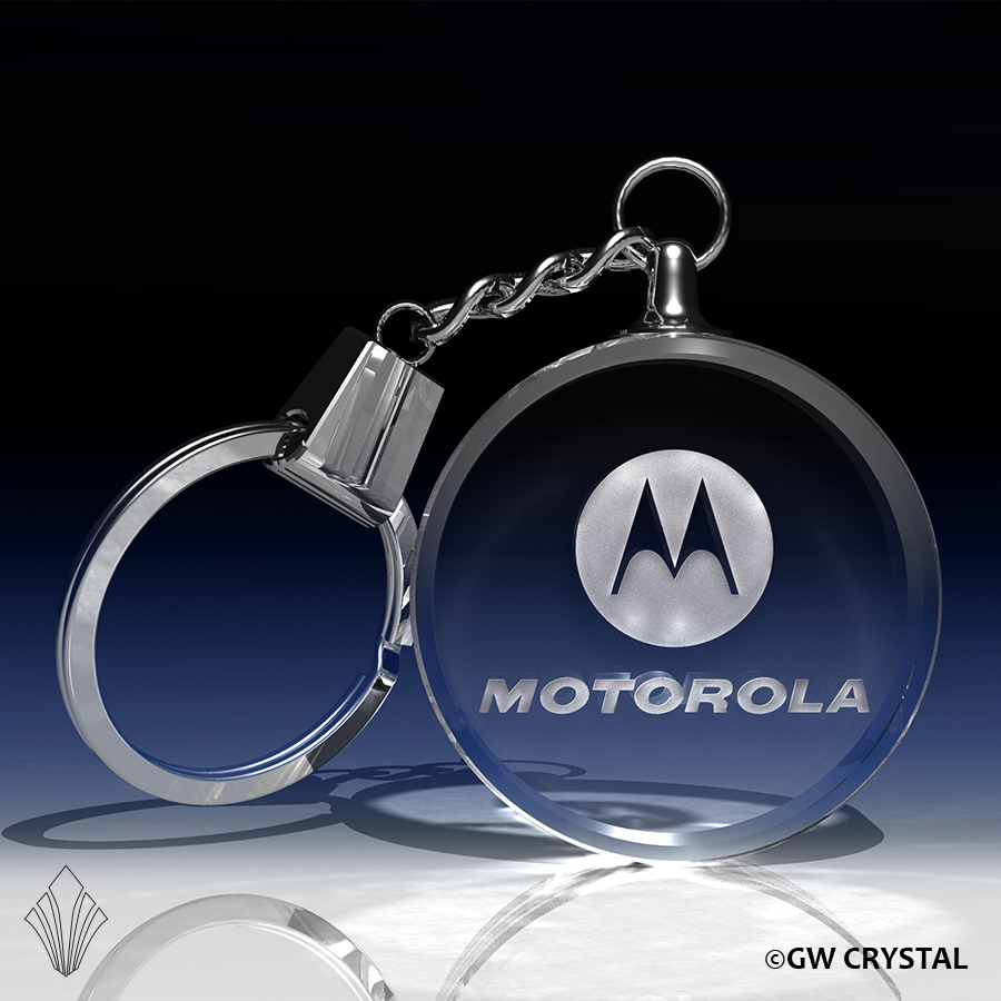 Circular Crystal Keychains