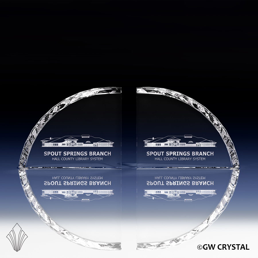 Sierra Crystal Book End Sets